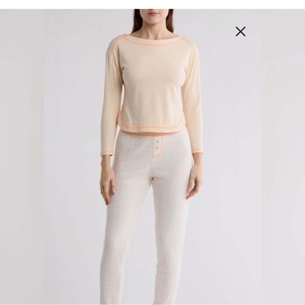 NWT Free People Chill Evening Knit Pajama Top Size M
